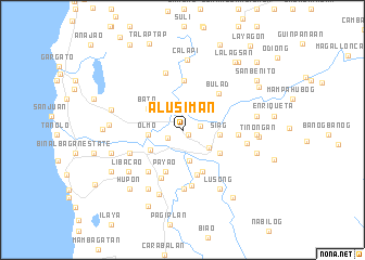 map of Alusiman