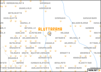 map of Aluttarama