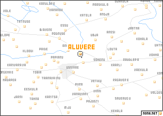 map of Aluvere