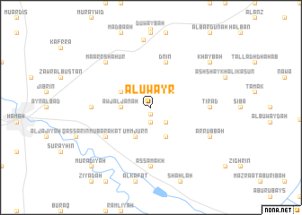 map of Al ‘Uwayr