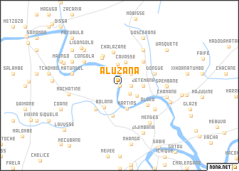 map of Aluzana