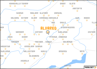 map of Alvared