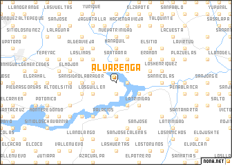 map of Alvarenga