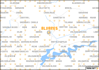 map of Alvares