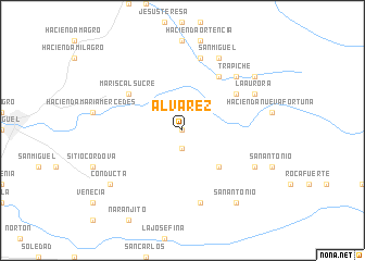 map of Alvarez