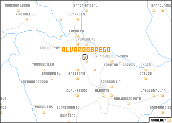 map of Álvaro Obregö