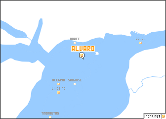 map of Álvaro
