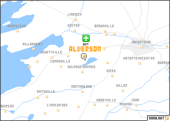 map of Alverson