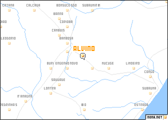 map of Alvino