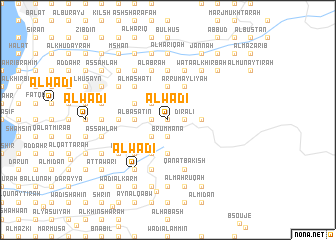 map of Al Wādī