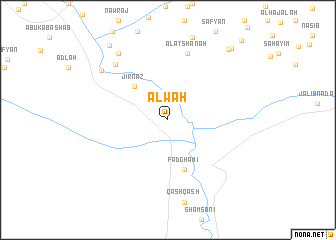 map of ‘Alwah