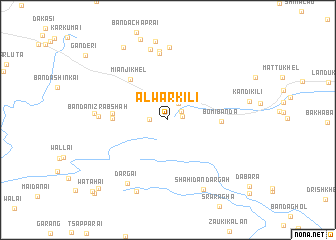 map of Alwar Kili