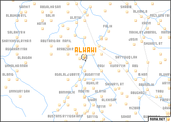 map of Al Wāwī