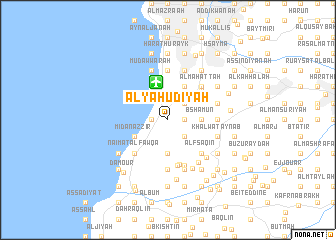 map of Al Yahūdīyah