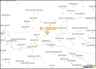 map of Alymova