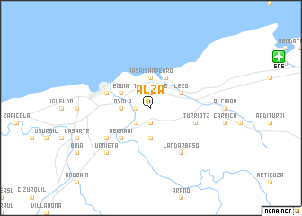 map of Alza