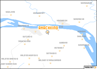 map of Amachkino