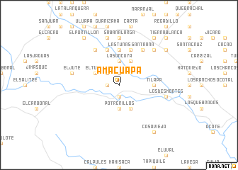 map of Amacuapa
