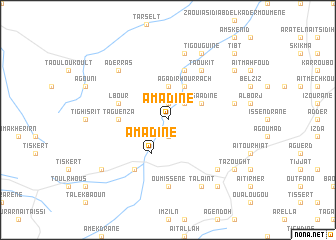 map of Amadine