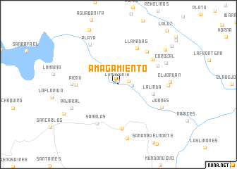 map of Amagamiento