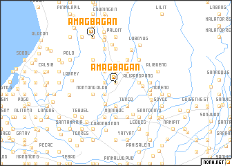 map of Amagbagan