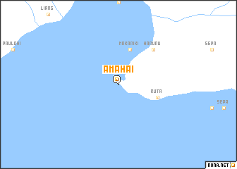 map of Amahai