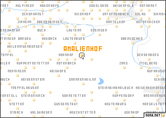 map of Amalienhof