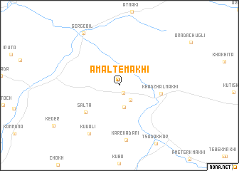 map of Amalte-Makhi