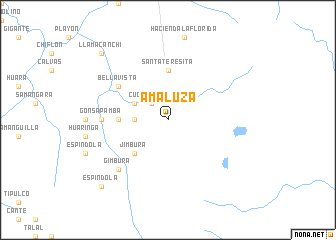 map of Amaluza