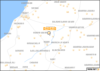 map of Amamia