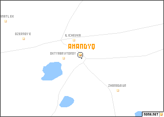 map of Amandyq