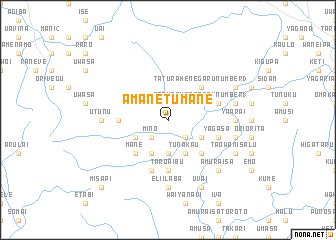 map of Amanetu-Mane