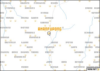 map of Amanfupong