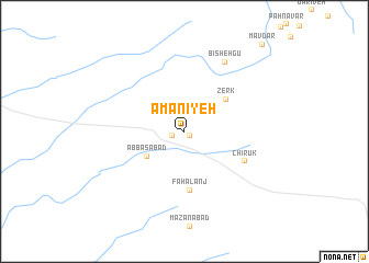 map of Amānīyeh