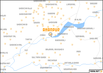 map of Amanpur