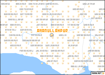 map of Āmānullāhpur