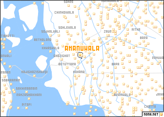 map of Amanuwāla