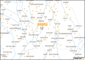 map of Āmānu