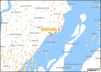 map of Amanwāla