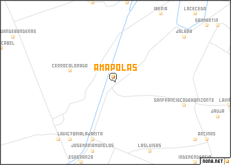 map of Amapolas