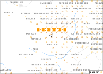 map of Amarakongama
