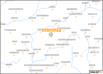 map of Amarando