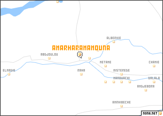 map of Am Arhar Am Amouna