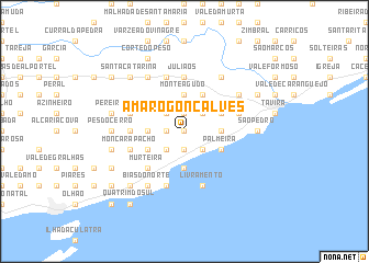 map of Amaro Gonçalves