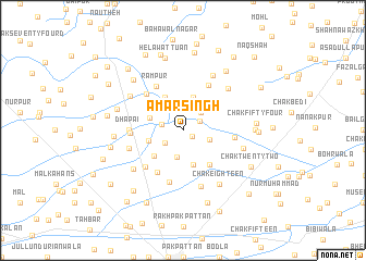 map of Amar Singh
