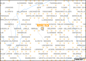 map of Amates