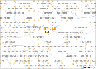 map of Amatillo