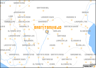 map of Amatitán Viejo