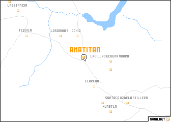 map of Amatitán