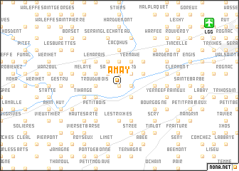 map of Amay
